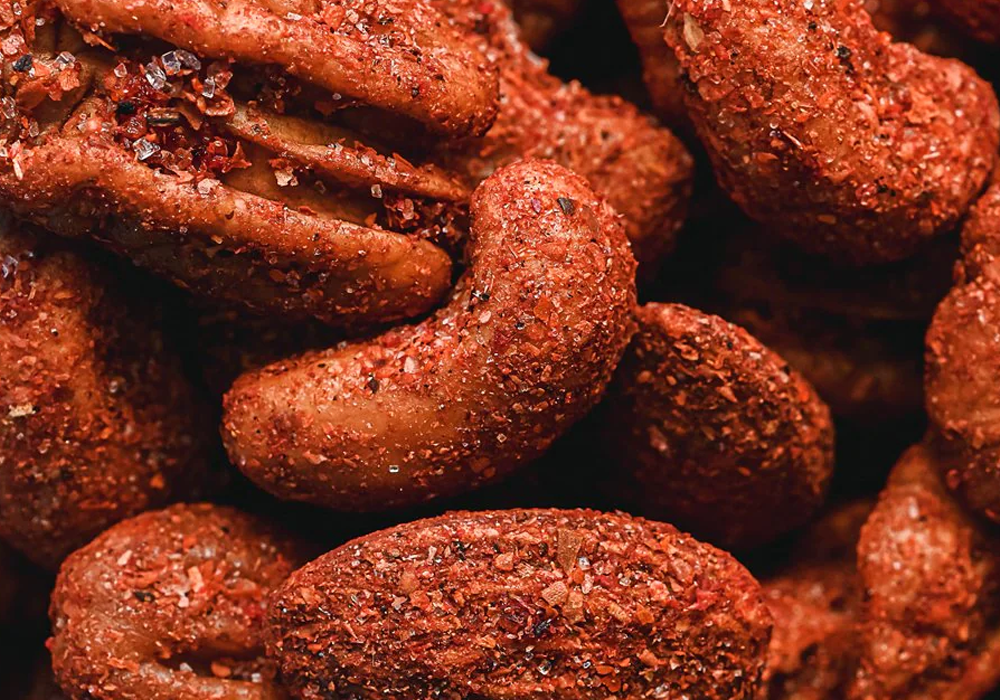 Variedad de nueces y fruta deshidratada